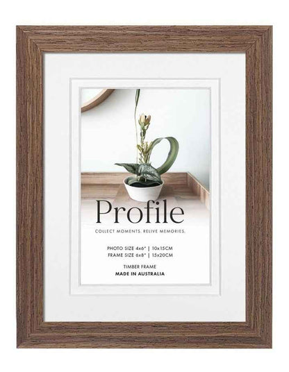 Australia Made Timber Photo Frame 6x8"/4x6" in Chestnut