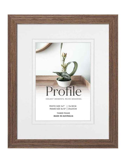 Australia Made Timber Photo Frame 8x10"/5x7" in Chestnut