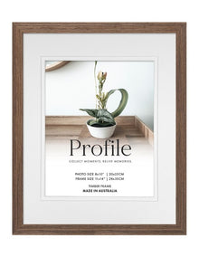 Australian Made Timber Photo Frame 11x14"/8x10" in Chestnut