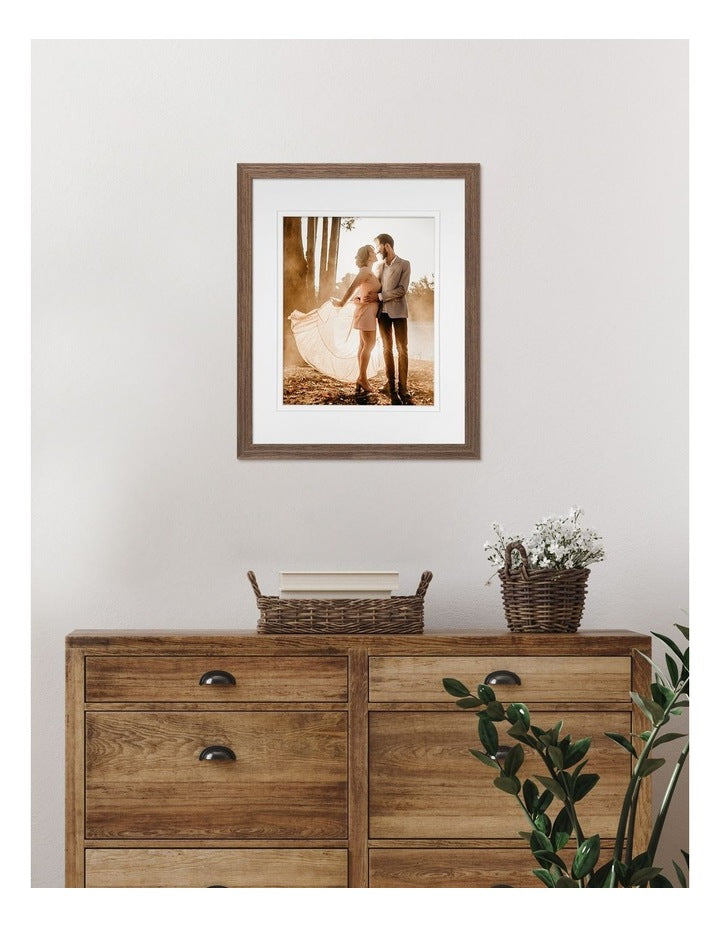 Australian Made Timber Photo Frame 11x14"/8x10" in Chestnut