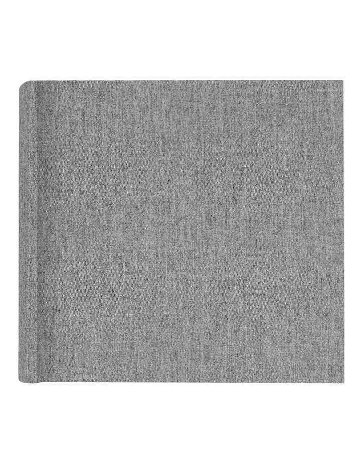 Plush Linen Photo Album 200 Photo Capacity in Grey