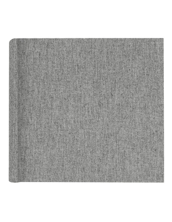 Plush Linen Photo Album 200 Photo Capacity in Grey