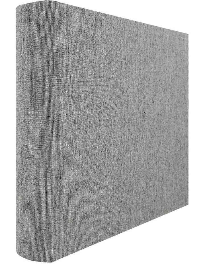 Plush Linen Photo Album 200 Photo Capacity in Grey