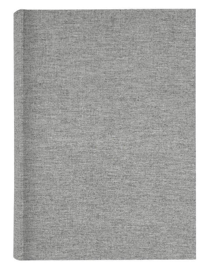 Plush Linen Photo Album 300 Photo Capacity in Grey