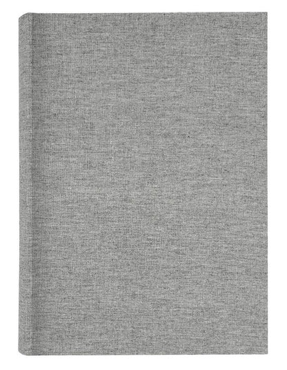 Plush Linen Photo Album 300 Photo Capacity in Grey