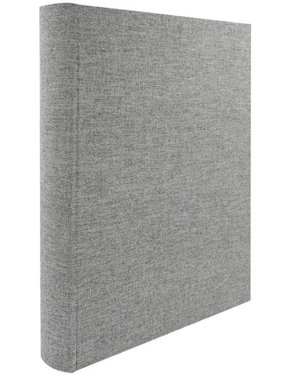Plush Linen Photo Album 300 Photo Capacity in Grey