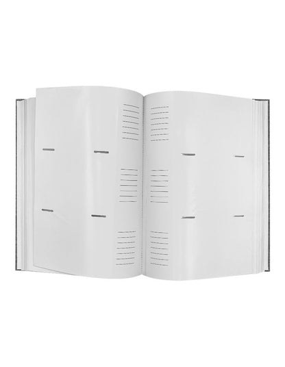 Plush Linen Photo Album 300 Photo Capacity in Grey