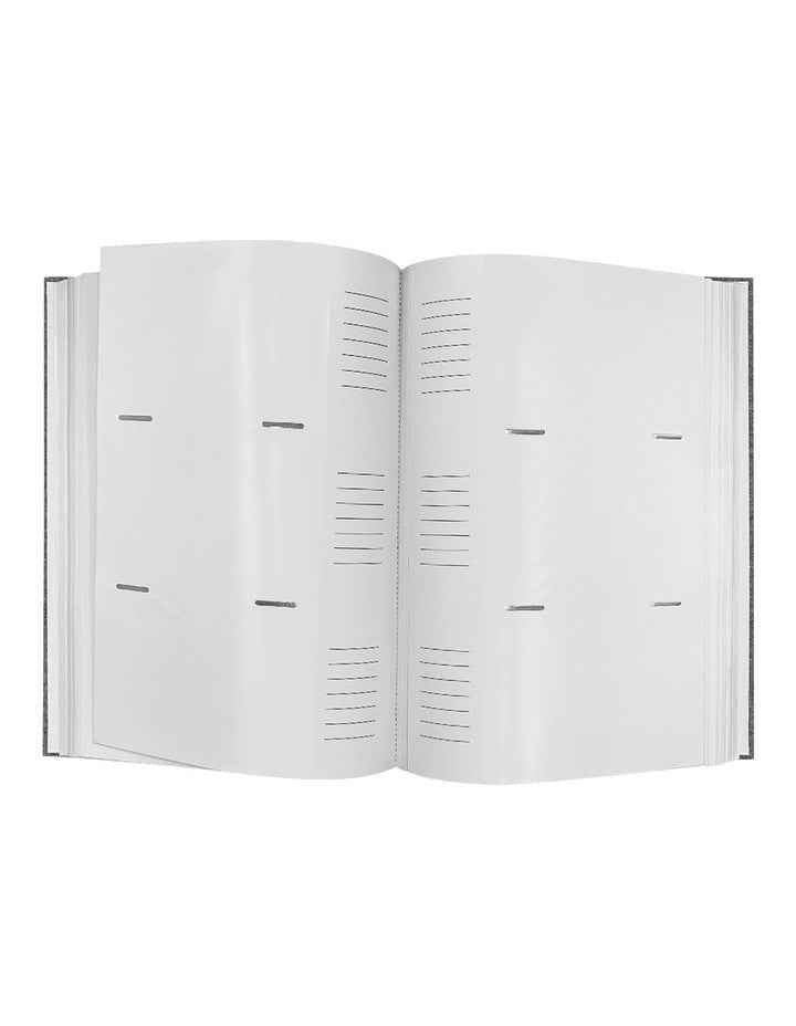 Plush Linen Photo Album 300 Photo Capacity in Grey