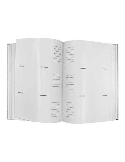 Plush Linen Photo Album 300 Photo Capacity in Grey