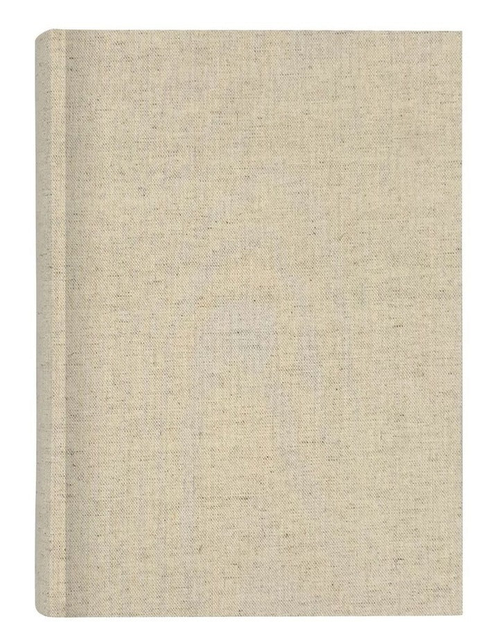 Plush Linen Photo Album 300 Photo Capacity in Cream