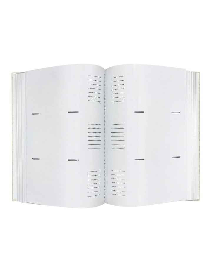 Plush Linen Photo Album 300 Photo Capacity in Cream
