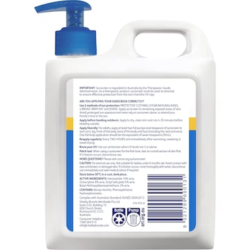 Cancer Council SPF 50+ Ultra Sunscreen Pump 1L