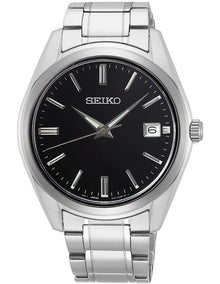 Gents Sapphire Crystal Daywear Silver Stainless Steel Watch SUR311P