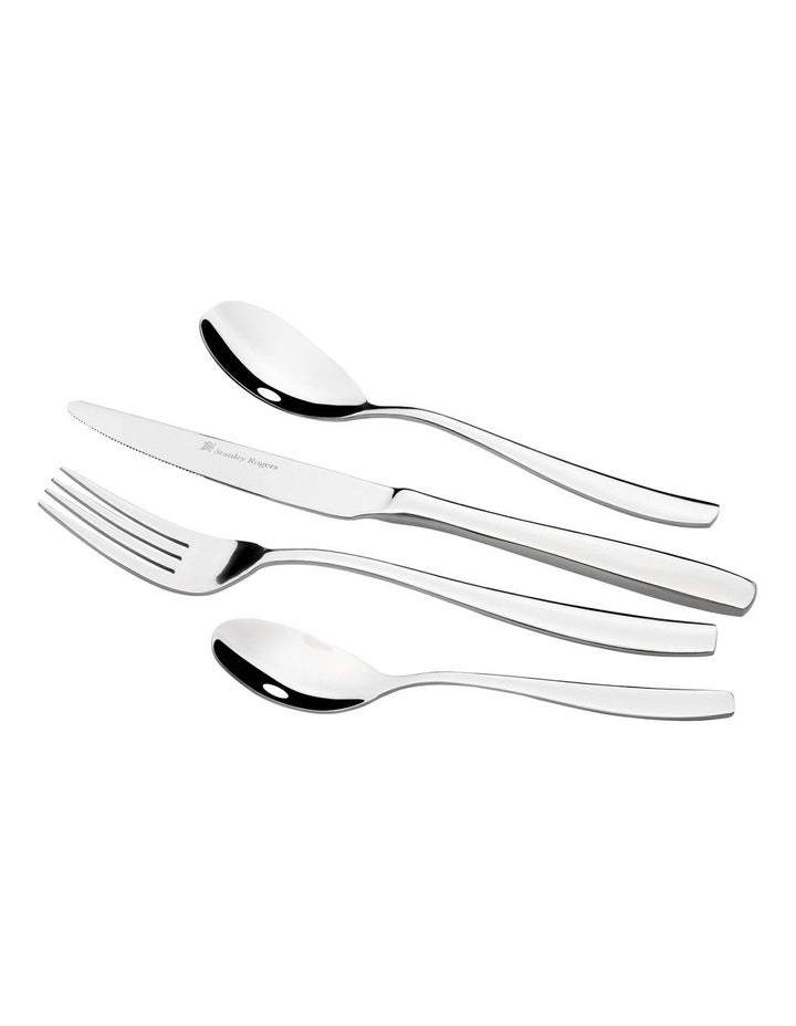 Amsterdam Cutlery Set 56 Piece in Silver