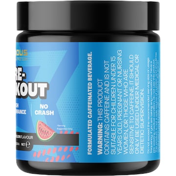 Famous Nutrition Sport Pre Workout Caffeine Energy Powder Watermelon 225g