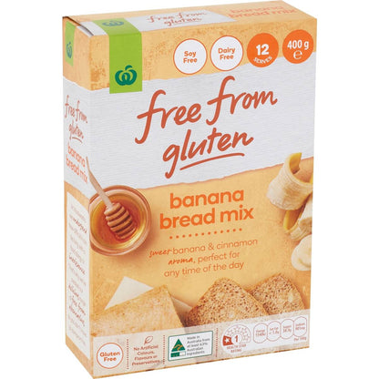 Woolworths Free From Gluten Banana Bread 400g
