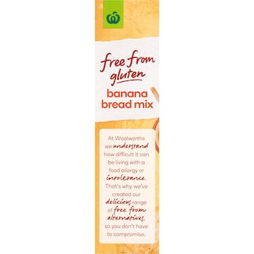 Woolworths Free From Gluten Banana Bread 400g