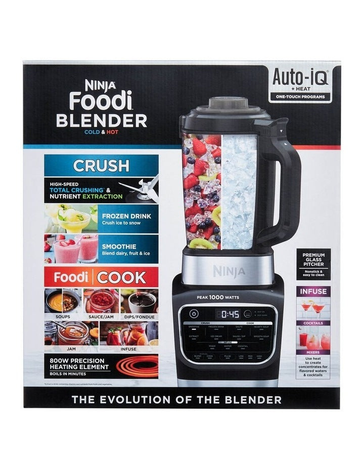 Foodi Cold & Hot Blender Black/Silver HB150