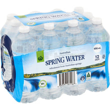 Woolworths Spring Water 12x600ml