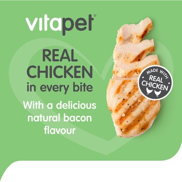 Vita Pet JerHigh Dog Treats Chicken With Bacon Flavour 400g