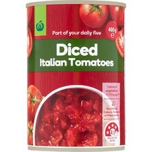 Woolworths Diced Italian Tomatoes 400g