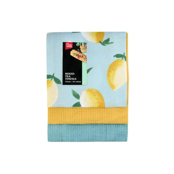 COOK & DINE MIXED TEA TOWELS