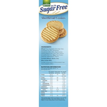 Gullon Cookies Sugar Free Short Bread 330g