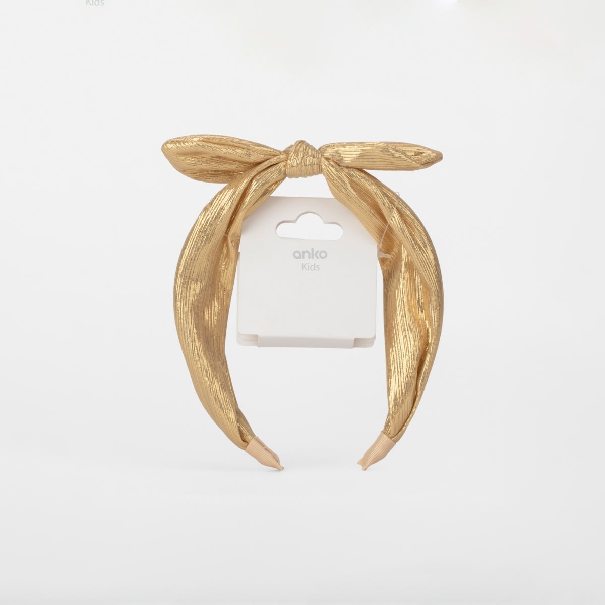 Bow Hairband - Gold Tone