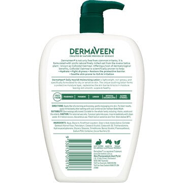 DermaVeen Daily Nourish Moisturising Lotion 500mL