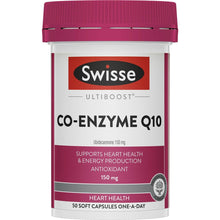 Swisse Ultiboost Co-Enzyme Q10 Capsules 50 pack