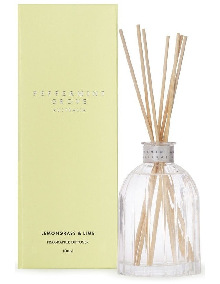 Lemongrass & Lime - Mini Fragrance Diffuser 100ml