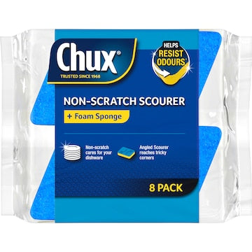 Chux Non Scratch Scourer Scrubs 8 pack