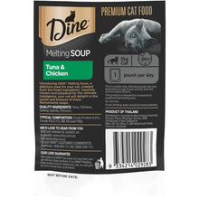 Dine Melting Soup Adult Wet Cat Food Tuna & Chicken Pouch 40g