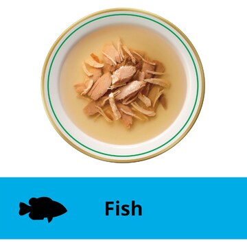 Dine Melting Soup Adult Wet Cat Food Tuna & Chicken Pouch 40g