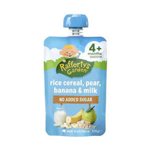 Rice Cereal Pear Banana & Milk No Added Sugar Baby Food Pouch 4+ Months