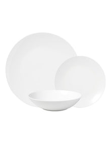 Cashmere Resort Coupe Dinner Set 18 Piece in White