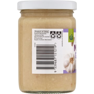 Woolworths Minced Garlic 250g