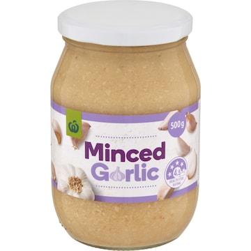 Woolworths Minced Garlic 500g