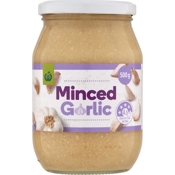 Woolworths Minced Garlic 500g