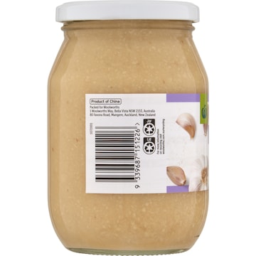 Woolworths Minced Garlic 500g