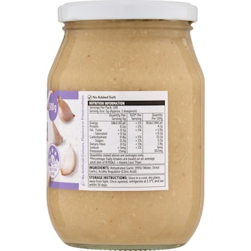 Woolworths Minced Garlic 500g