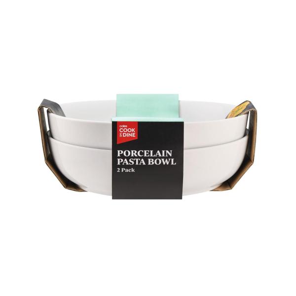 COOK & DINE PORCELAIN PASTA BOWL