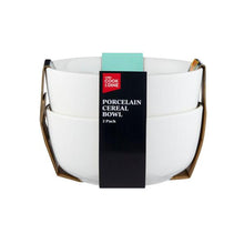 COOK & DINE PORCELAIN CEREAL BOWLS