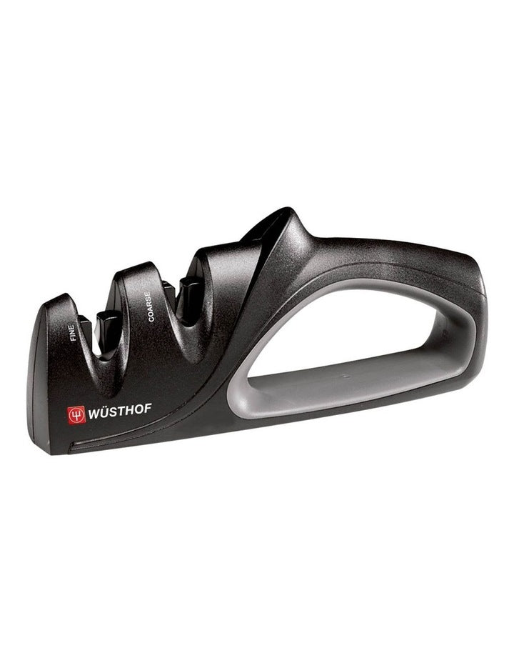 2 Stage Knife Sharpener in Black