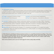 Ecostore Dishwasher Tablets Fragrance Free 50 Pack