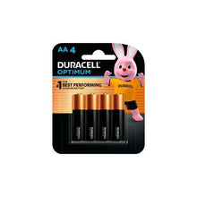 DURACELL OPTIMUM AA ALKALINE BATTERIES 4 PACK