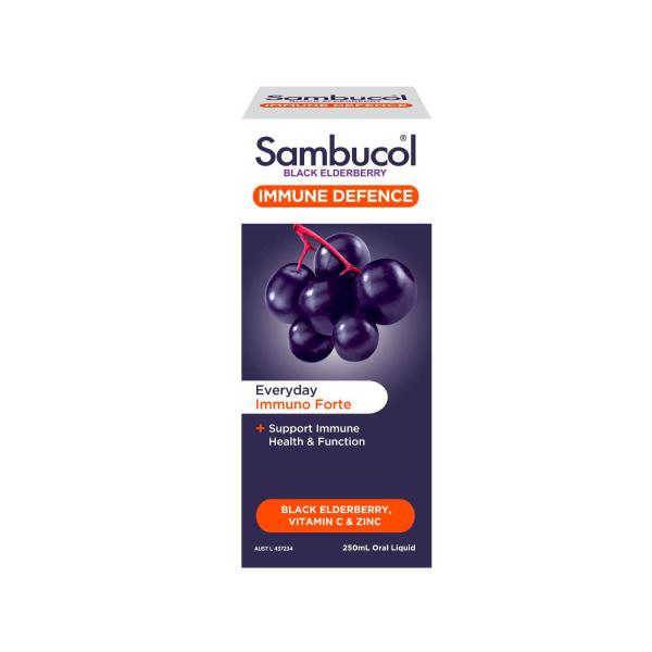 SAMBUCOL BLACK ELDERBERRY IMMUNE DEFENCE 250ML