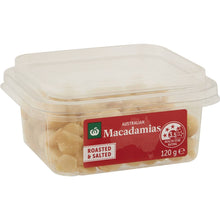 Woolworths Roasted & Salted Macadamias 120g