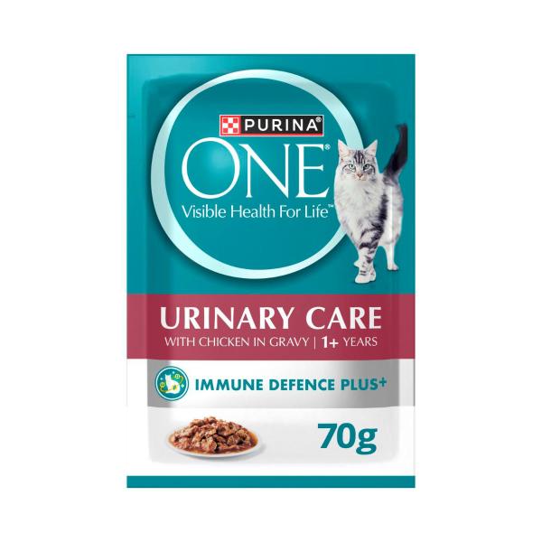 PURINA ONE ADULT URINARY HEALTH TRACK CAT FOOD WITH CHICKEN POUCH 70GRAM