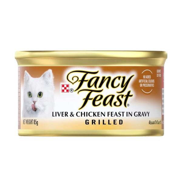 FANCY FEAST GRILLED LIVER & CHICKEN CAT FOOD 85GRAM